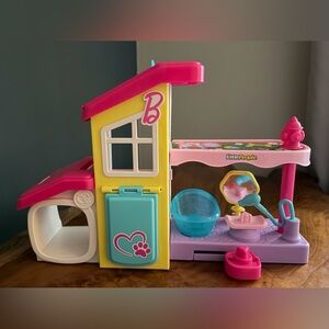 WILL BUNDLE Little People Barbie Play and Care Pet Spa Playset 1-5y Toy